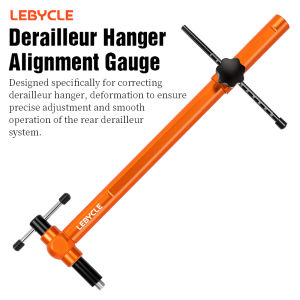LEBYCLE Bicycle Derailleur Hanger Calibration Tool Bike Frame Tail Hook Straightener Tool Bike Derailleur Hanger Alignment Tool