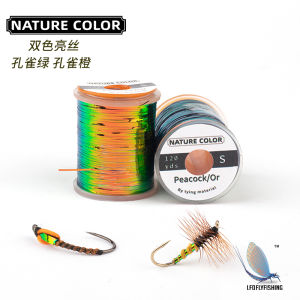 Peacock Body Line Bright Thread Fly Tying Line Lure Fishing Line Outdoor Camping Travel Gear below 50 Yuan LFDFLYFISHING Brand