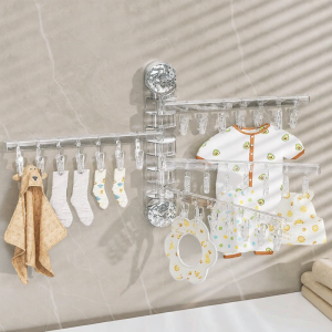 Suction Foldable Sock Drying Rack