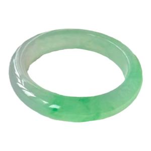 Myanmar Ice Jade Sweet Green Turquoise Bracelet Glass Type Ice through Floating Flower Full Yang Green Jade Bracelet