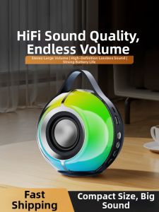 Wireless Bluetooth Speaker Outdoor Mini Sports Soundbox Large Volume Mobile Phone Home Desktop Special Function LED Display