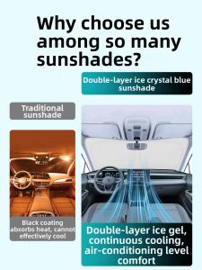 MIAOYUNJU | Car Windshield Sunshade UV Protection Isolation