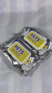 Pet Dog Wipes Dog Cat Multifunctional Grooming Wet Tissues for Cleaning
