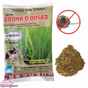 50 gói Bả chuột thóc Broma sinh học - Hiệu quả - an toàn cho người và vậy nuôi