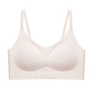 Miiow | Invisible Seamless Foundation Liquid Bra For Teenage Girls Sports Style Fixed Strap Vest Bra No Trace Shoulder Strap Vest