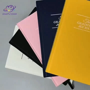 CC&DD Linen Gratitude Journal Notebook Psychology Journal Prompts Five Minute Journal Paper