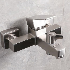 Shower faucet bathtub faucet stainless steel bathroom faucet hot and cold water mixing valve