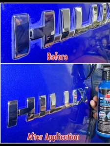 Prime Ultimate Dirt Remover Car Exterior Cleaner. Emblem Cleaner and Restorer Car Stain Remover