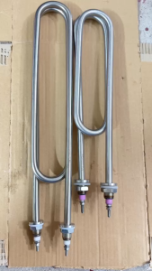 Thanh nhiệt U kép công suất 3kw 4kw 5kw 6kw điện áp 220V và 380V chiều dài 33cm inox 304. Điện trở chữ U kép cho tủ cơm công nghiệp