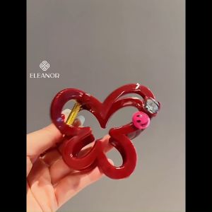 Kẹp tóc nữ Eleanor Accessories hình nơ kẹp càng cua phụ kiện tóc 8553