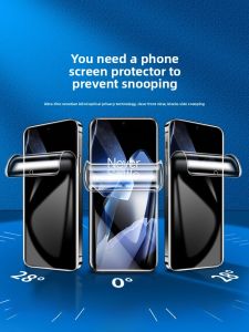 OnePlus 13 Full Screen Coverage Tempered Glass Privacy Screen Protector Anti Blue Light All Edge Protection Waterdrop Proof Soft Film