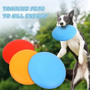 Frisbee dog Toy Floating Bite-Resistant Non-Toxic TPR Pet Interactive Training Food Tray Multi-Purpose Throwing playmate