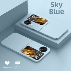 Oppo Find N3 Flip Phone Case Ultra-Thin Matte Anti-Fall Full Cover Protective Shell for Men And Women Simple Design Liquid Skin Feel