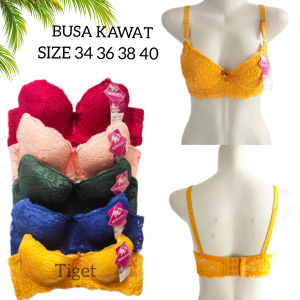 1 PCS Bh Bra Busa Kawat Brukat Berliana Push Up Dewasa Remaja Cup B Size 34 36 38 40 Murah Berkualitas