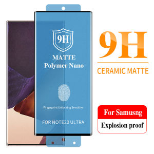 For Samsung Galaxy S8 S9 S10 S20 S21 S22 S23 S24 S25 Note 8 9 10 20 Ultra Matte Ceramic Full Glue Screen Protector Soft Tempered Glass