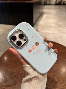 Cute Cartoon Bear Silicone Phone Case for Xiaomi 13 Soft Full Cover Anti Fingerprint Matte Finish Protective Shell for Women