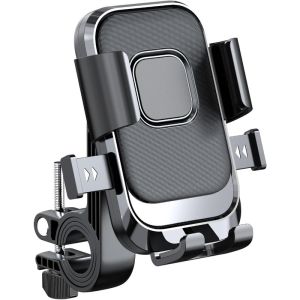 Giá Đỡ Điện Thoại Xe Đạp Đa Năng 360 Độ °   Giá Đỡ Tay Lái Xoay Được Cho Xe Máy Xe ATV Xe Tay Ga - Kẹp GPS Vận Hành Bằng Một Tay