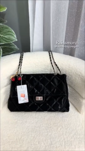 RAINSMORE- Lingge Chain Bag Classic Black and White Colors Fashion womens shoulder bag ladies bag
