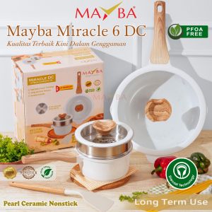Mengenal MAYBA Panci Set Pearl Ceramic 6 PCS