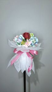 BUKET BUNGA MAWAR UANG || BUKET TANGAN || BUKET UANG MAWAR LAMARAN