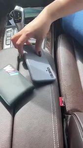 Car Seat Gap Filler Universal PU Leak-proof Filling Strip Anti-Drop Seat Gap Strip With Hole