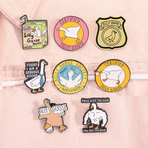 ได้รับการรับรอง Silly Goose เคลือบ Pin Mess With The Honk คุณได้รับ Bonk ฟิตเนสเป็ดการ์ตูนสัตว์เข็มกลัด Badge เครื่องประดับของขวัญ