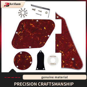 1 Set  Electric Guitar Pickguard Scratch Plate Backplate Switch Covers with  Bracket for LP Style Guitar Replacement 10 Colors