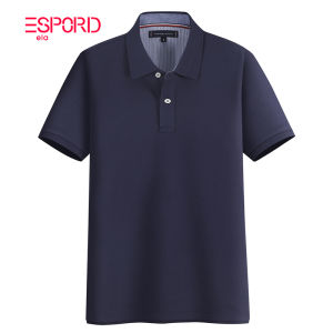 Quality Polo Shirt Mens Short-Sleeve Lapel T-shirt Business Casual Pearl Cotton T Staff Work Clothes Summer Polo Shirt