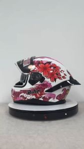 K7 TUTTO TISI หมวกกันน็อค หมวกกันน็อคเปิดหน้า (Open face) หมวกกันน็อคมอเตอร์ไซค์ หมวกกันน็อคขี่มอเตอร์ไซค์ เลนส์คู่ Motorcycle Helmet