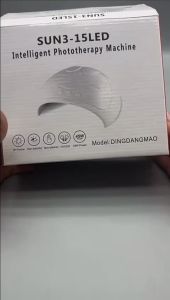 SUN3 Mesin Pengering Kutek Lampu UV LED Nail Dryer 15 LED 45W Alat Pengering Cat Kuku