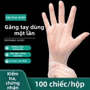 MANJIELI | Găng Tay Dùng Một Lần Đầy Đặn Chất Lượng Thực Phẩm PVC TPE