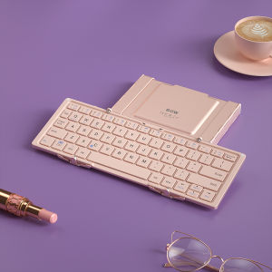 B.O.W | Foldable Wireless Bluetooth Keyboard with Numeric Keys Portable for Tablets and Laptops