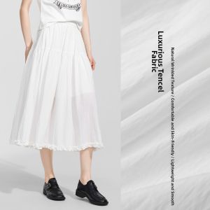 BEIQIANI | Elegant Waist-cinching Wavy Edge Skirt