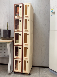 HETEE Gap Storage Cabinet Rolling Storage Cabinet With Wheels Movable Kitchen Bathroom Cabinet Organizer