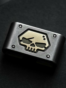 Universal 22mm Skull Head Copper Decorative Ring for Huawei iWatch Outdoor Accessories Watch Band Clasp Smart Device Parts