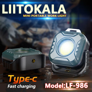 LiitoKala LF-986 Small portable strong light rechargeable super bright mini portable magnetic work light