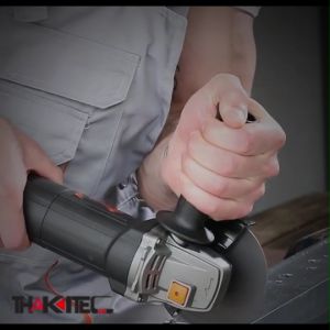 THAKITEC เครื่องเจียร์ไฟฟ้า 2000W แท้ ลูกหมู 4 นิ้ว วัสดุอย่างดี แข็งแรง แรงสุด แถมฟรี! ใบตัดรวม 9 แผ่น (สีดำแดง)