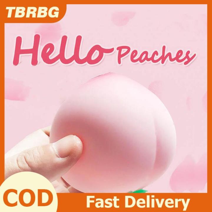 🔥🔥🔥TBRBG ของเล่นลูกพีชคลายเครียดของเล่นบีบผลไม้แบบบีบบีบลดความเครียดได้ ...