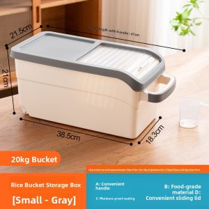 gumahus | Moisture-Proof & Insect-Resistant Rice Storage Container 20/30 lbs
