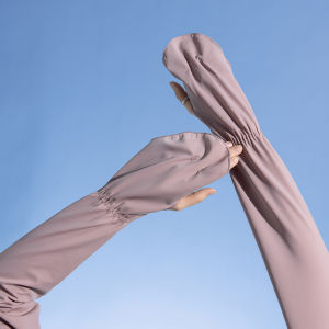 Loose Womens Ice Silk Sleeve Summer Outdoor Cycling Arm Cover Sun Protection UV Protection Cool Sensation MiiOW Cat Person