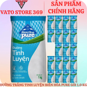 Đường trắng tinh luyện BIÊN HÒA pure tự nhiên gói 1 kg