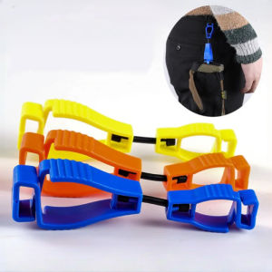 1PC Multifunctional Glove Clip Holder Safety Glove Holder Catcher Plastic Labor Work Clamp Hanger Guard Glove Grabber Clip Anti-lost Guard Multifunctional Tool