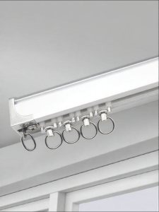 Gagaku | Silent Curtain Track Single/Double Rail Side Mounting For Curtain Box Integral Ceiling Installation