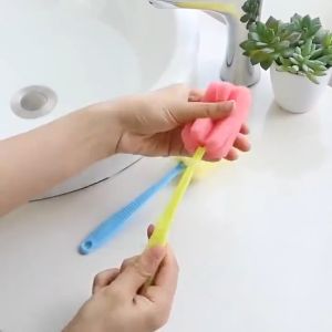 Spons Tongkat Pembersih Botol Minum / Sikat Busa Pembersih Dot Susu Bayi / Cleaner Sponge Stick Sikat Spon Pencuci Gelas Serbaguna