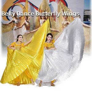 Adult Belly Dance Butterfly Wings Egypt Belly Dance Professional Costume Isis Wing