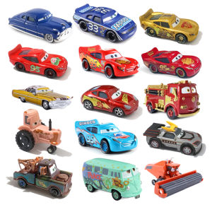 Takara Tomy | Alloy Cars Doc Hudson Sally Mater Lightning McQueen Anime Model Cars 3 1:55 Metal Die Casting Racing Toys Child Birthday Gifts