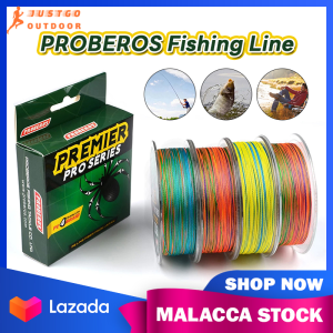 PROBEROS 100M Fishing Line 4 Weaved Fish Wire 20-50LB Colorful Abrasion Resistance Strong Braided Faster Sinking Line