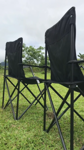 Portable Outdoor Chair Foldable With Armrest Camping Folding Chair Heavy Duty Chair For Beach Fishing