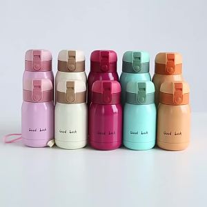 Mini Thermos Cup Stainless Steel Thermal Coffee Mug Portable Thermos Water Bottle Kids Pocket Cup Vacuum Flask Insulated Cup