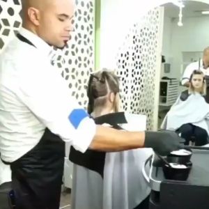 Hair Dyeing Coloring Paints Board Hairdressing Tool Highlights Paddle Board For Hairdressing